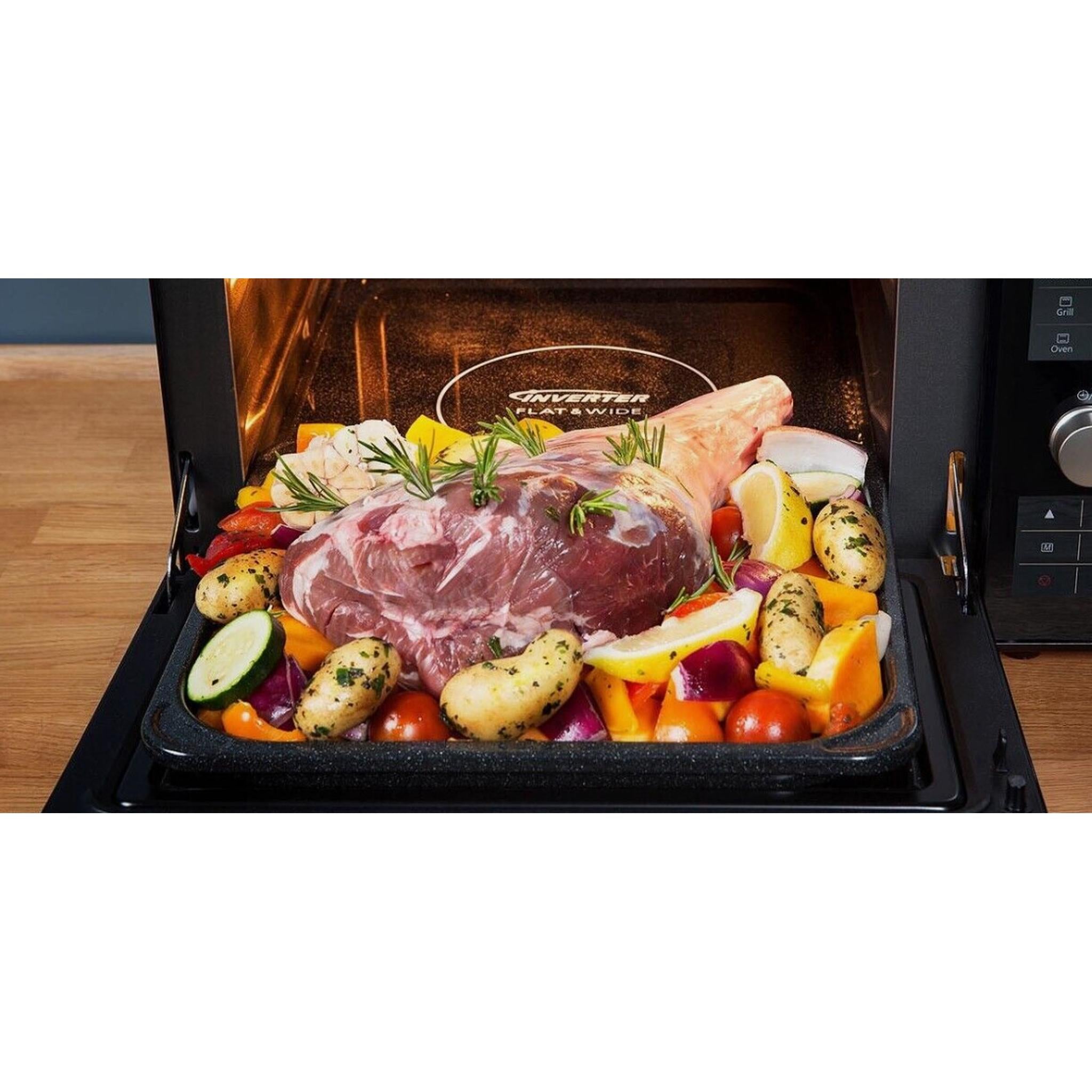 New Genuine Microwave Combination Enamel Shelf Tray For Panasonic NN-DF386B