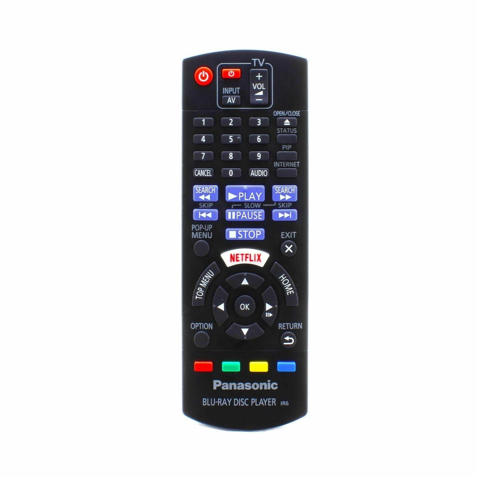 Genuine N2QAYB001029 Blu-ray Remote For Panasonic DMP-BDT83 DMP-BDT165 DMP-BDT166