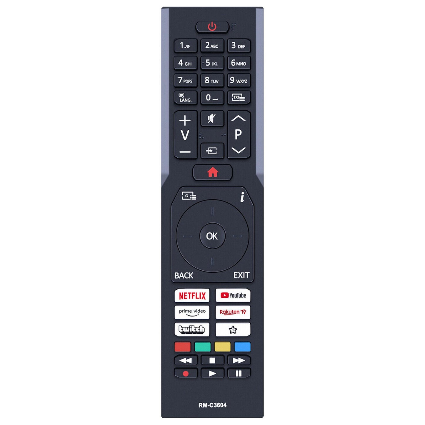 Genuine Remote Control For JVC LT43VU3100, LT43VU3101, LT43K8100, LT43VU6205
