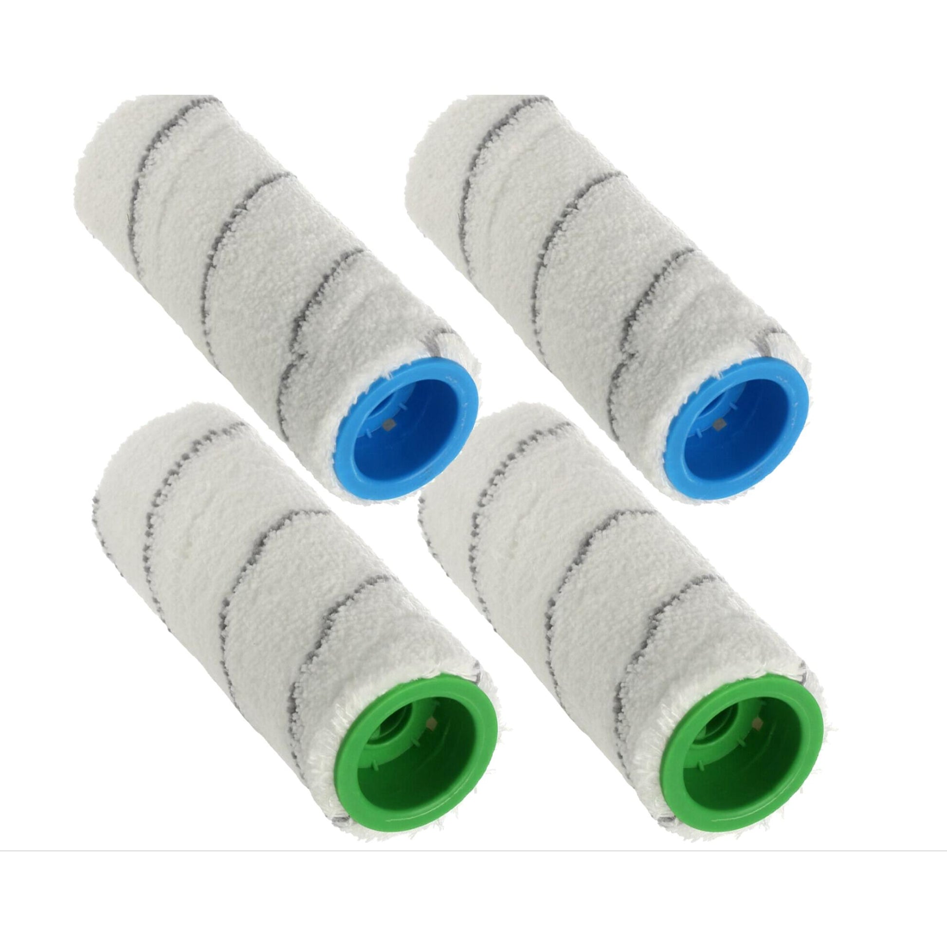 4 x Microfibre Rollers For Karcher FC3 & FC5 Wet & Dry Hard Floor Vacuum Cleaner