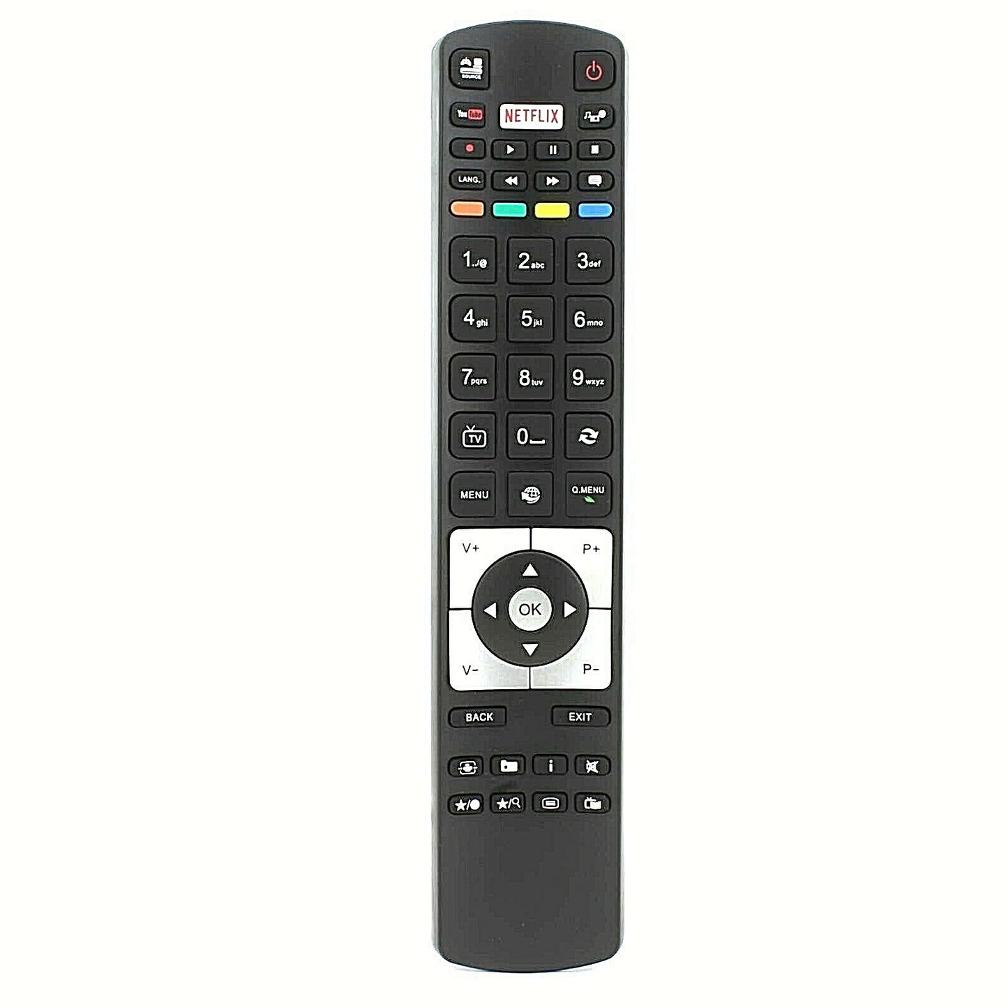 RC5118 TV Remote Control for Hitachi Digihome Alba Polaroid Finlux Bush Luxor ( specific models only )