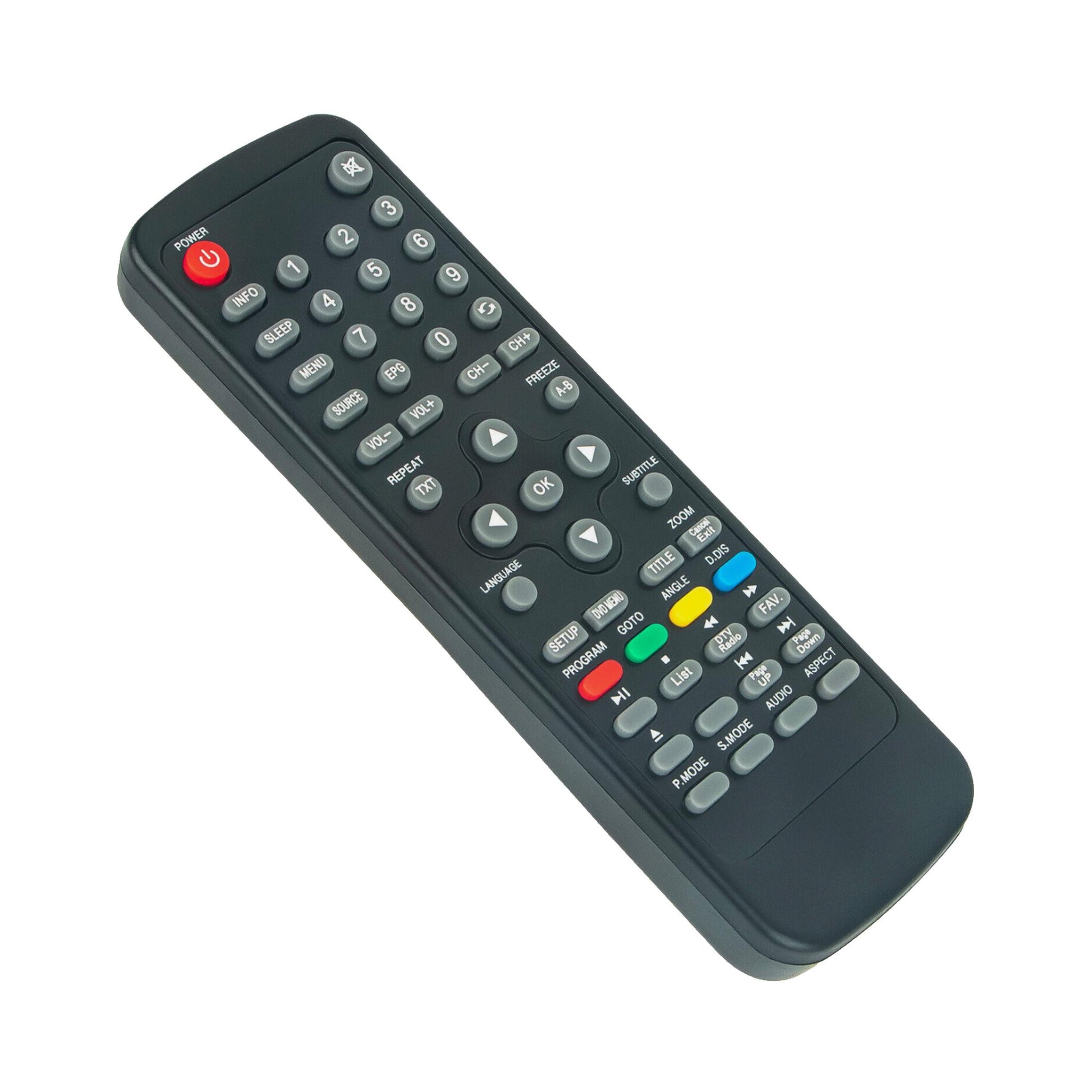 New Alba AMKDVD22W, AMKDVD22S, AMKDVD22R, 22" Led Tv Remote Control