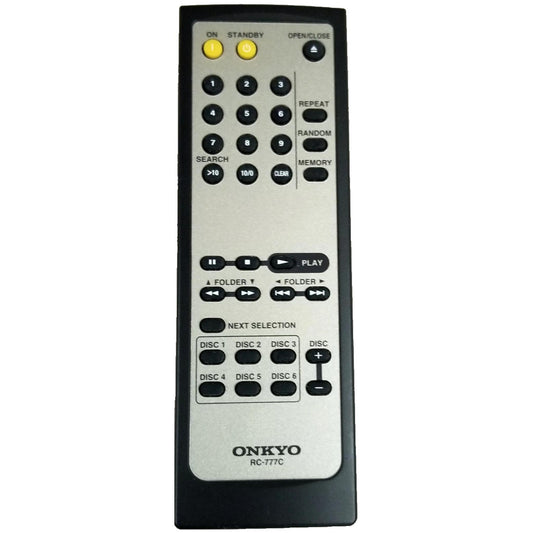 Genuine Original RC-777C Remote Control for Onkyo 6-Disc Changer DX-C390