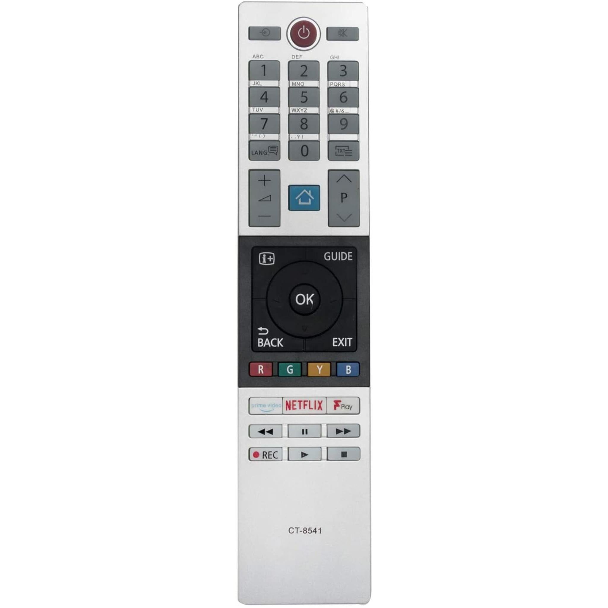 CT-8541 Remote Control For Toshiba Smart LED TV 24W2863DB