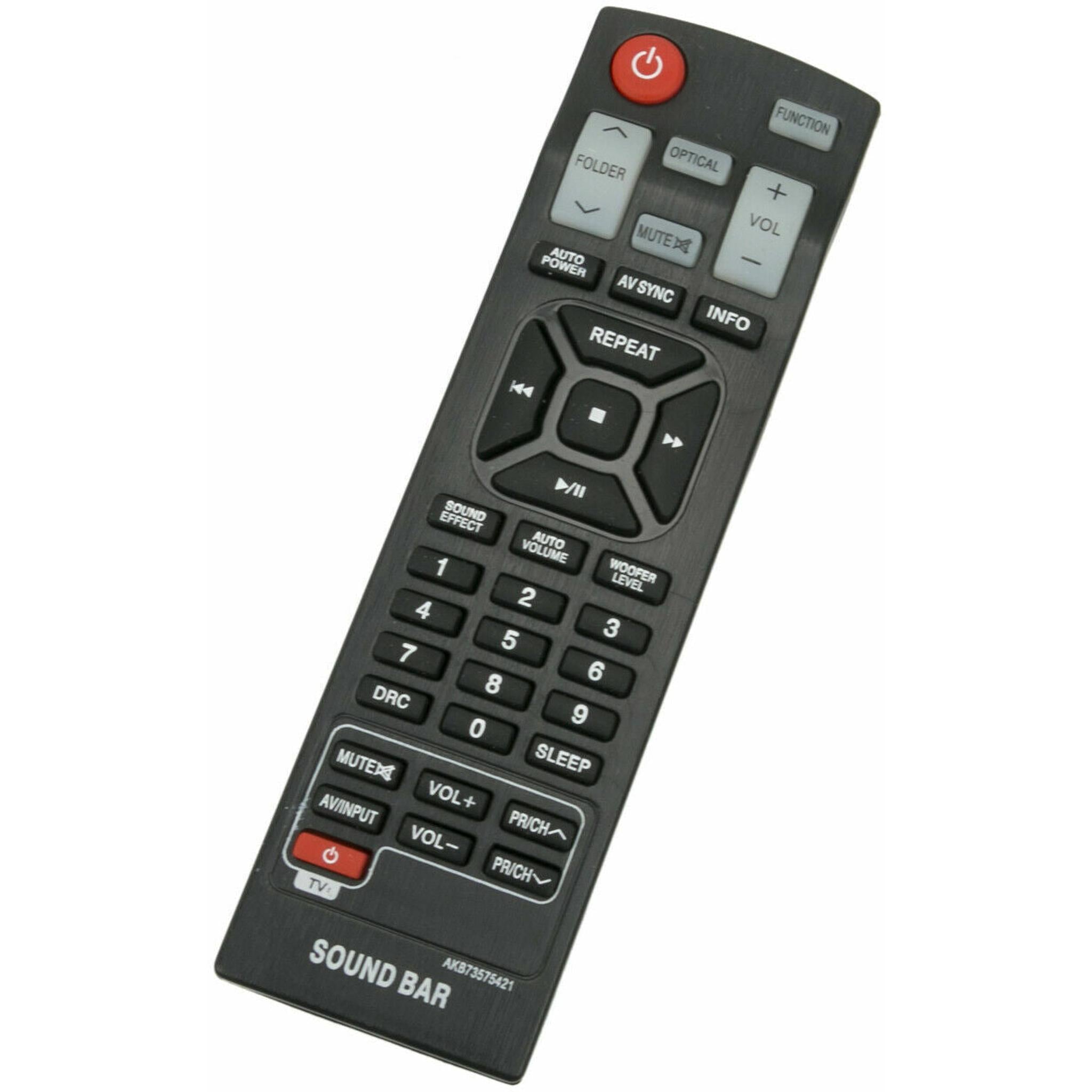 AKB73575401 Remote Control for LG Sound Bar System Replaces AKB73575422