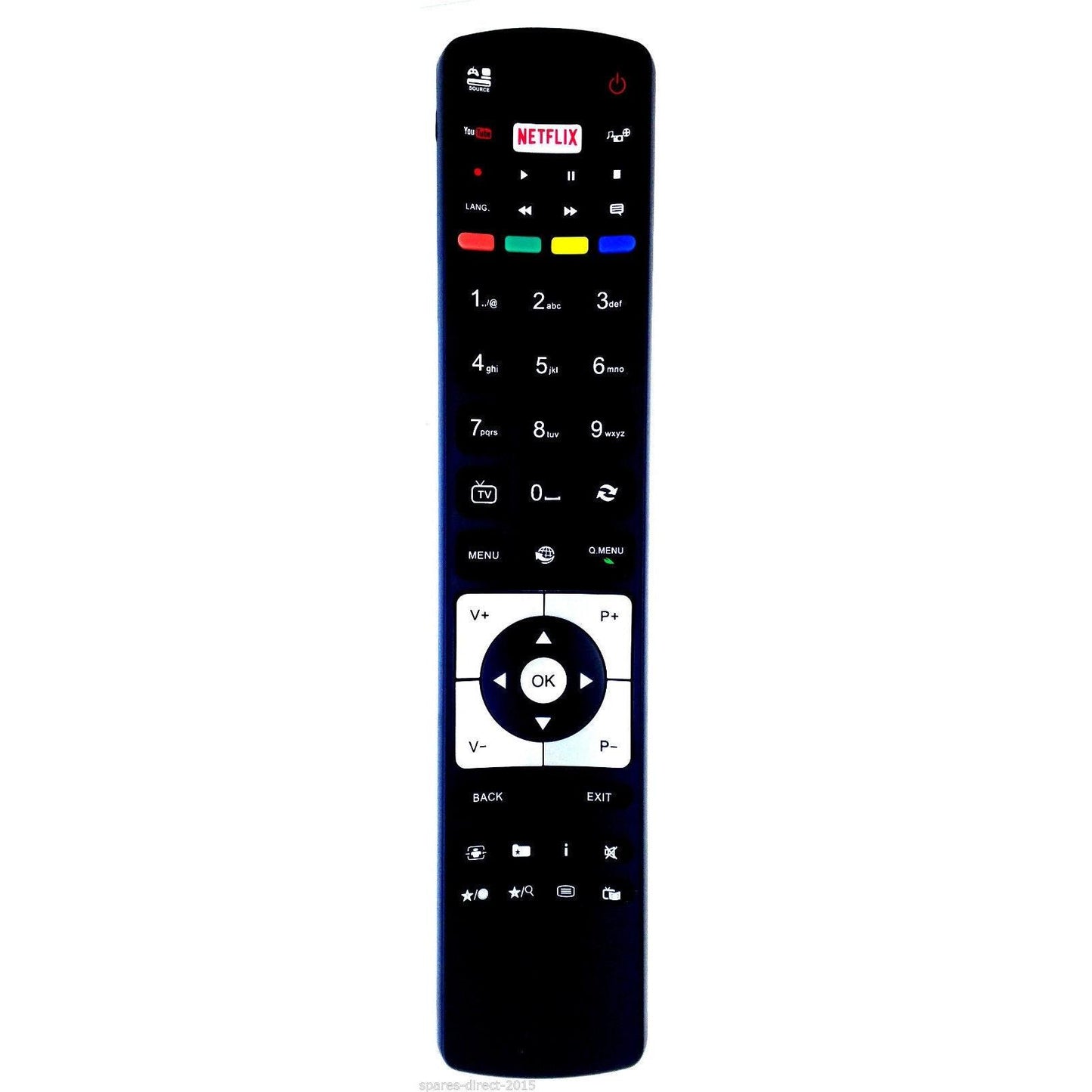 New Tv Remote Control for Finlux 49UT3E310BT / 55UT3E310BT / 55UT3EC320ST