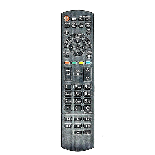 Replacement Remote Control For Panasonic TV