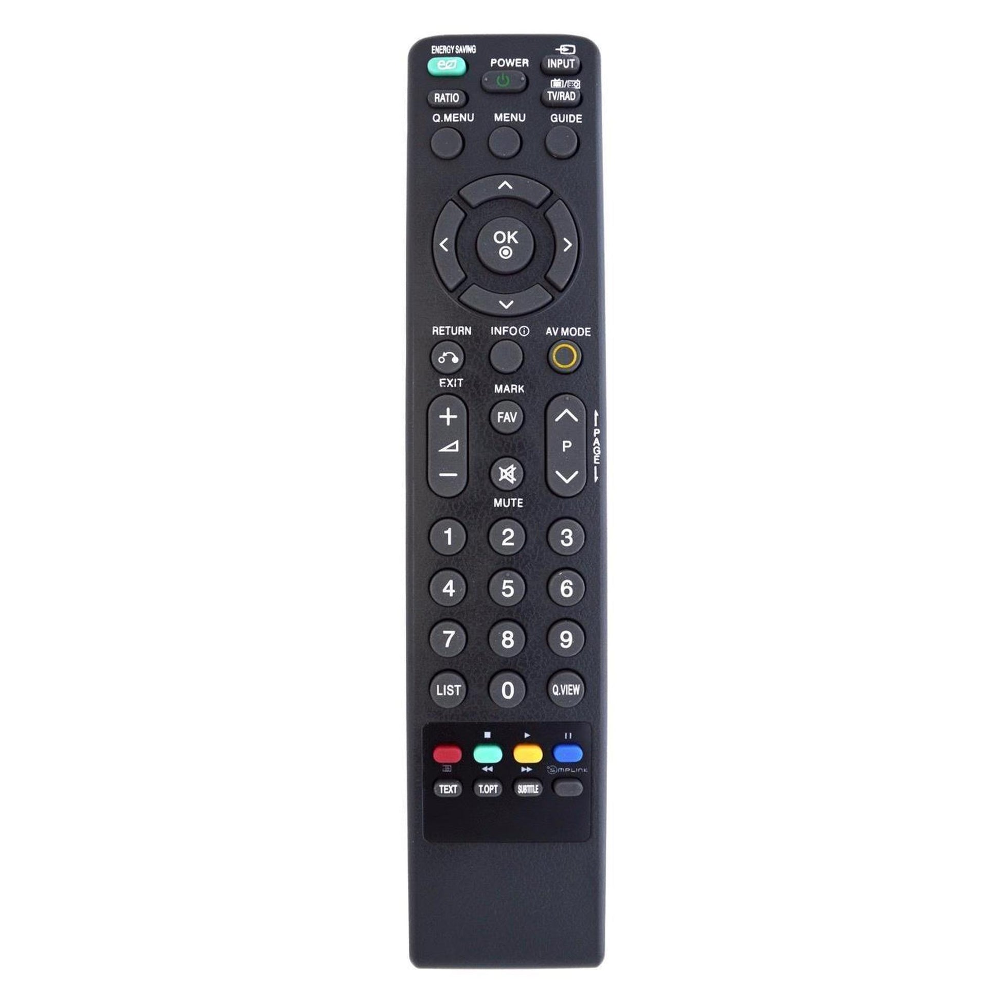 Replacement Remote Control For LG 50PC1DA