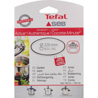 Genuine Tefal Seb Cocotte-Minute Pressure Cooker Sealing Ring Rubber