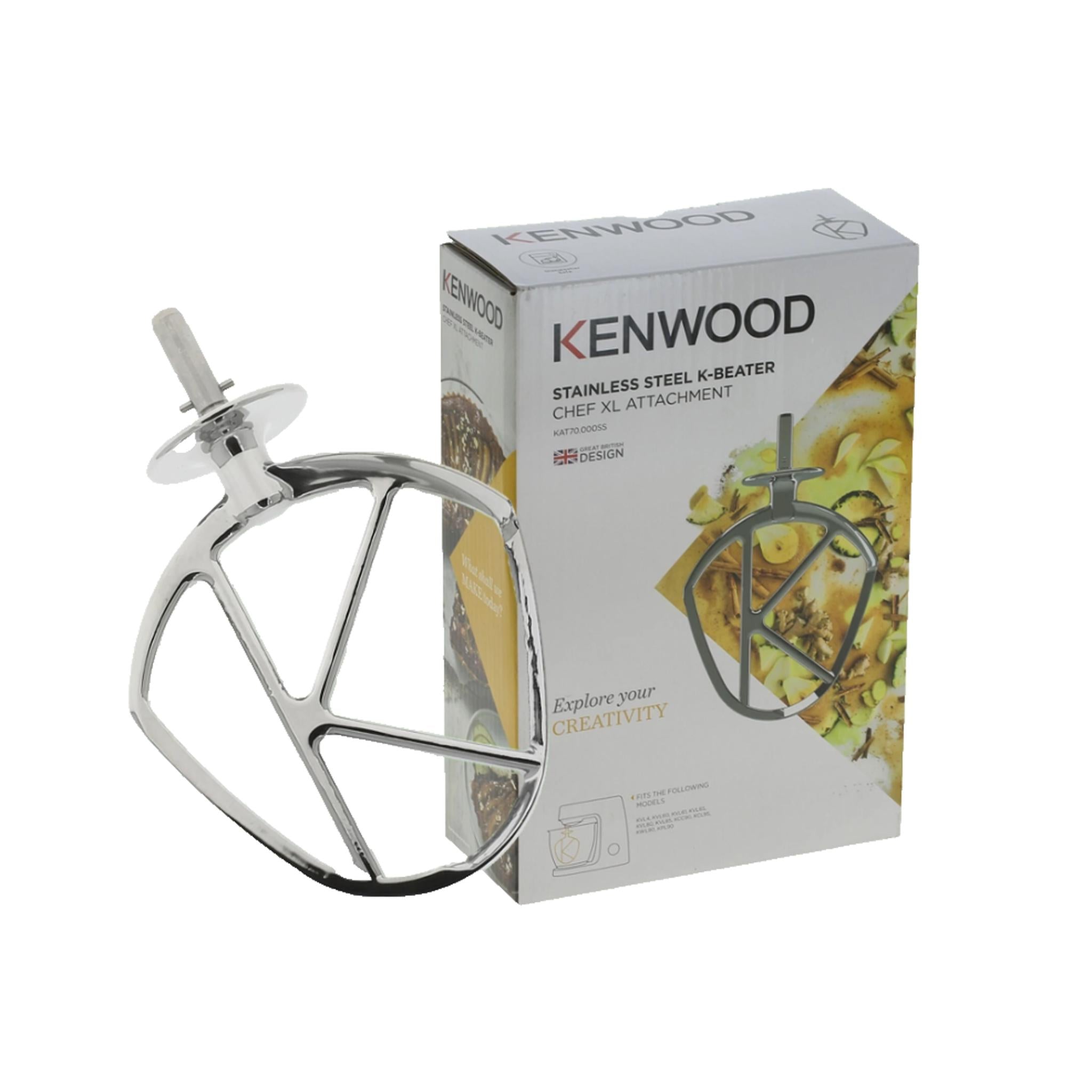 Major K Beater for Kenwood Stainless Steel Bayonet Hub Non Circlip Shaft Food Mixer