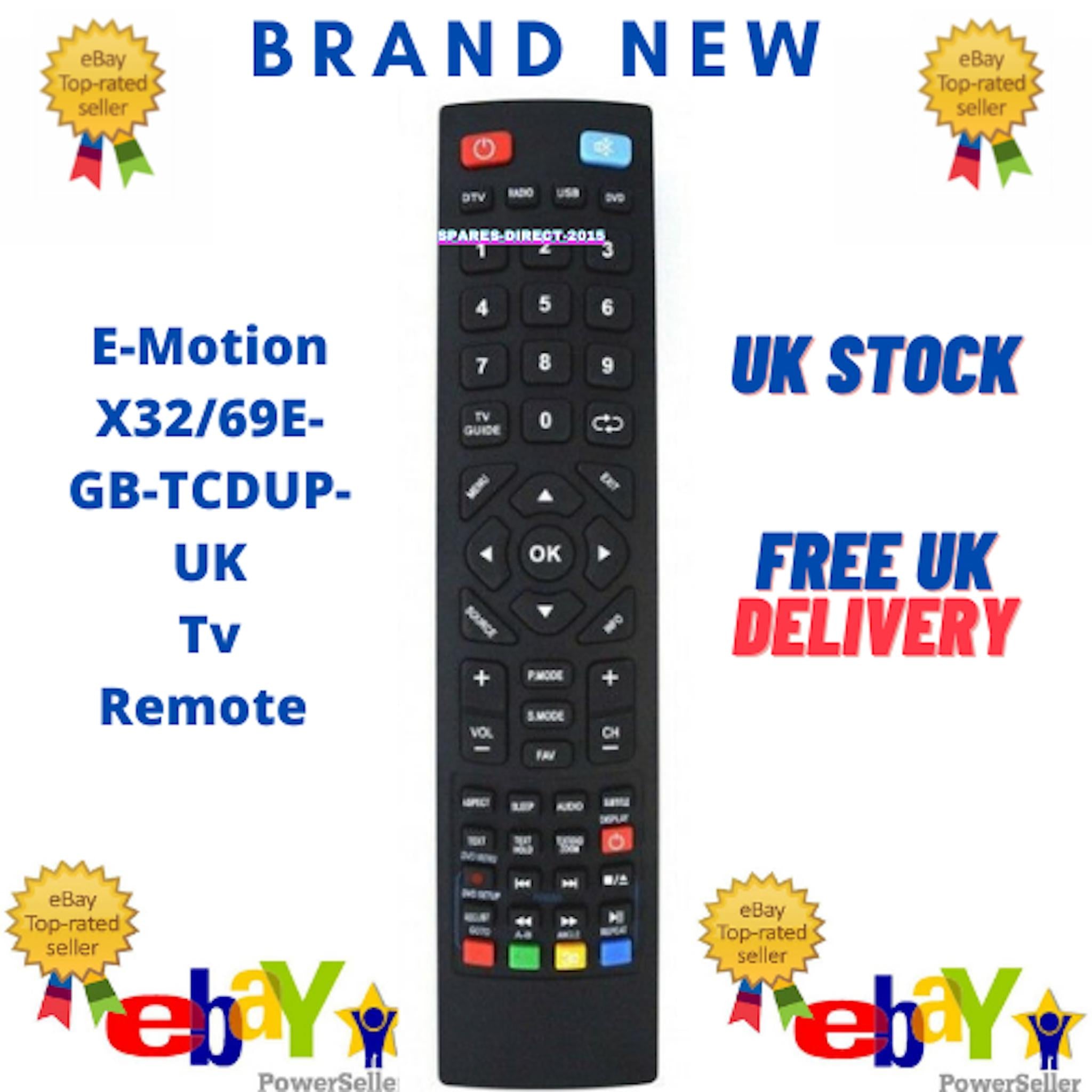 New TV Remote Control for TECHNIKA 32F22BFHD