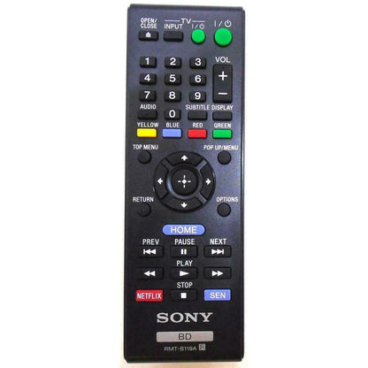 New 100% Genuine RMT-B119A Blu-ray Remote Control for Sony BDP-BX510