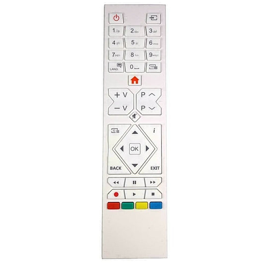 Genuine White TV Remote Control for Telefunken TE24472S27YXBW