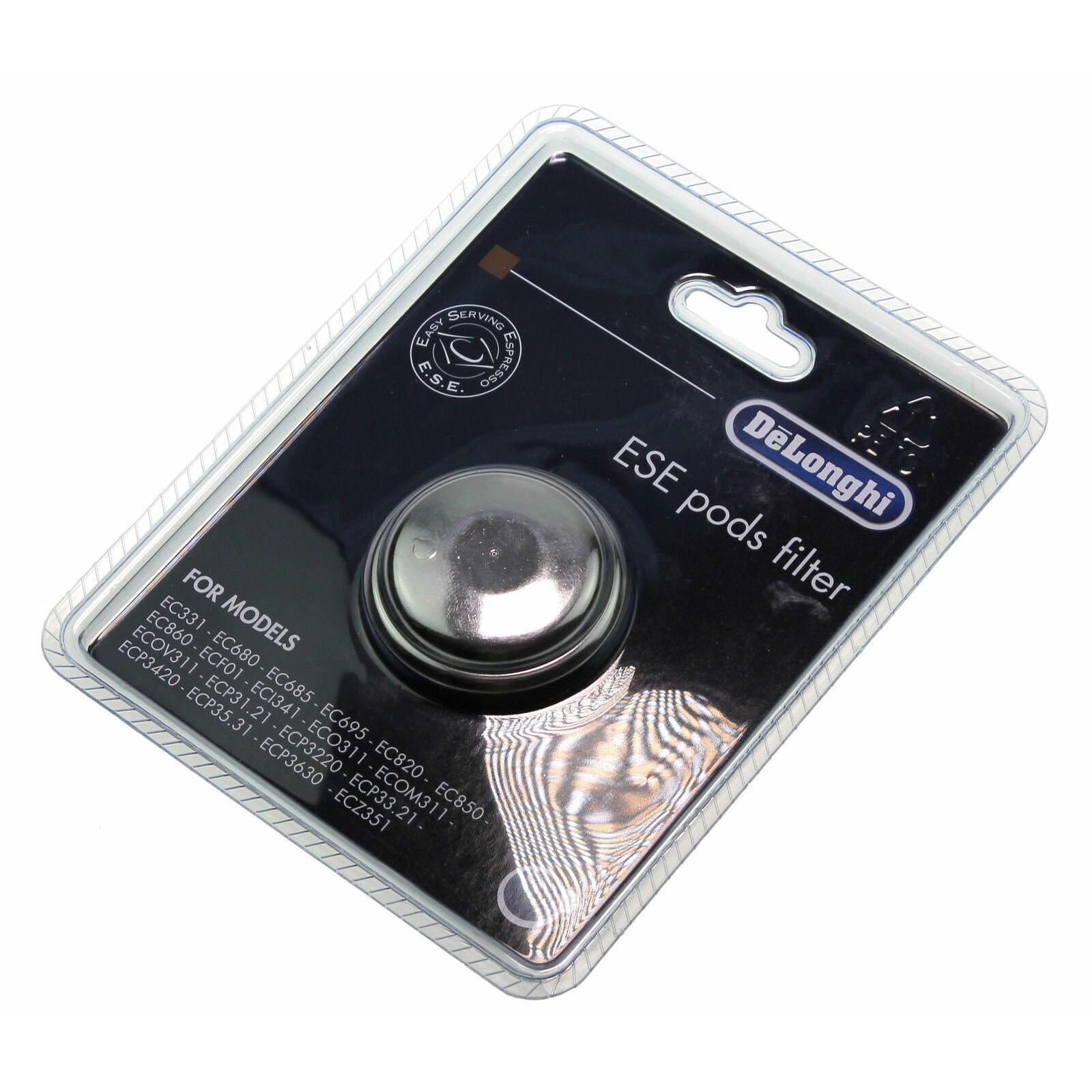 DELONGHI One Cup Filter Pod 1-Cup Coffee Machine For EC850