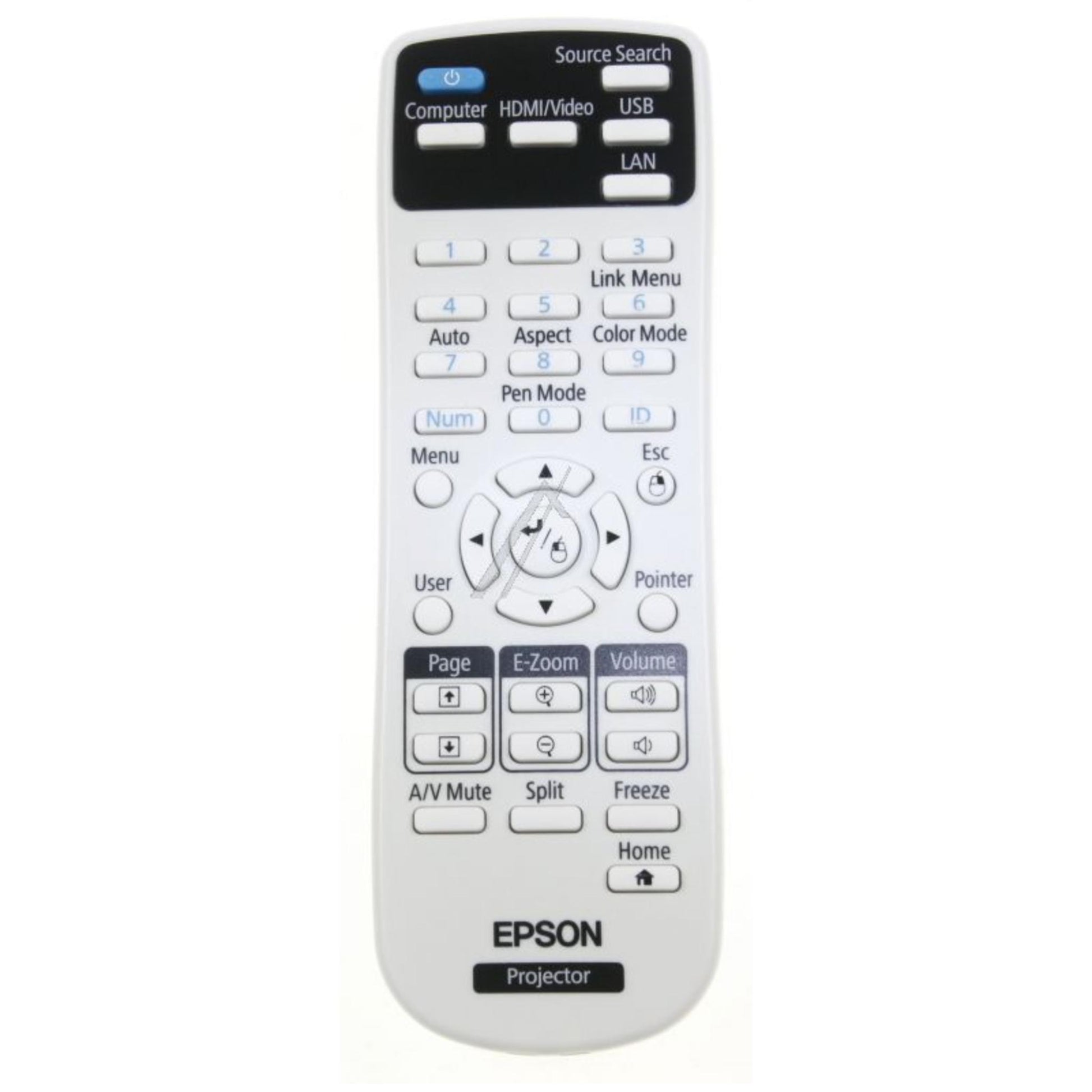 Genuine Remote Control for Epson EBX12 / EB-X12 / EB-X14 / EBX14 Projector