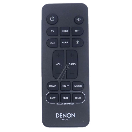 Genuine Original Remote Control FOR Denon RC-1251 For SOUNDBAR DHT-S217 / DHT-S218