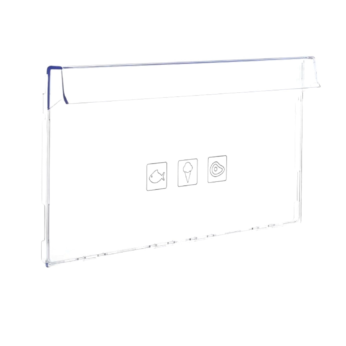 ( TOP ) Freezer Drawer Front Panel Handle for Beko CFG1582W CSG1582B / CSG1582D1B