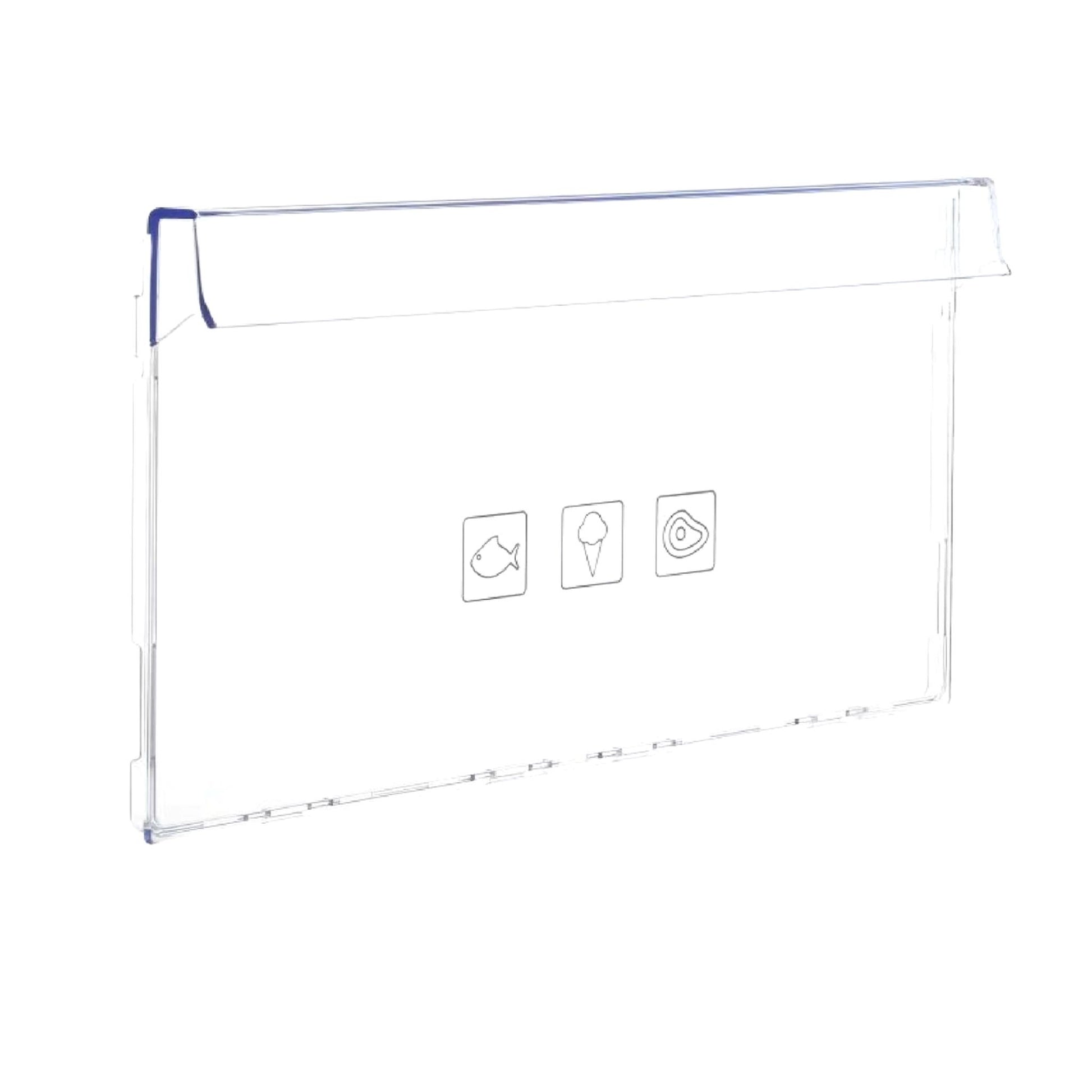 ( TOP ) Freezer Drawer Front Panel Handle for Beko CFG1582W CSG1582B / CSG1582D1B