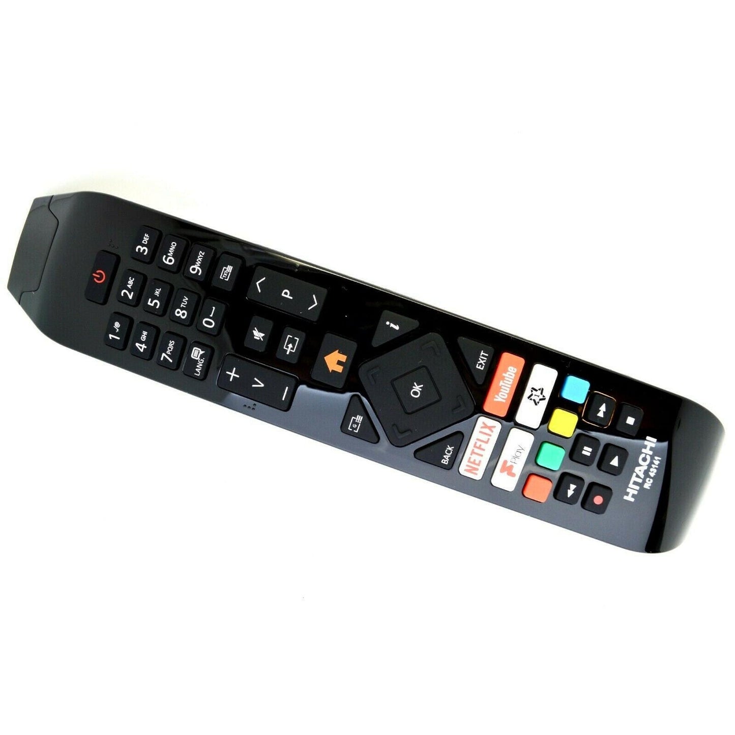 100% Genuine Hitachi RC43141 TV Remote Control Netflix, Youtube & Fplay Buttons