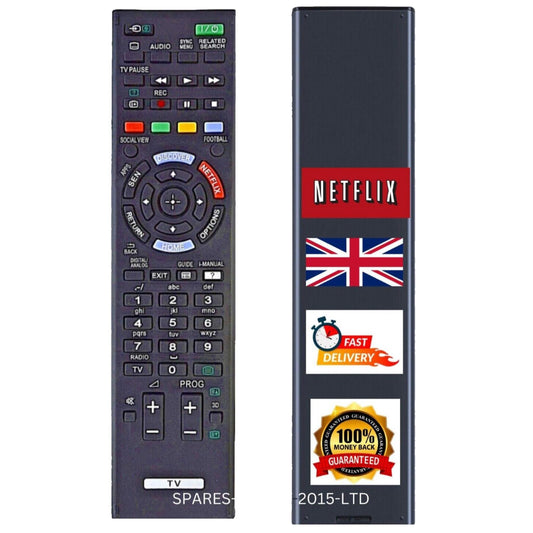 New Replacement TV Remote Control FOR Sony KDL-40EX724