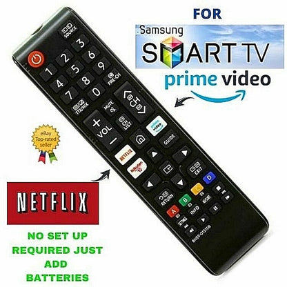 Replacement For Samsung BN59-01315B 4K LED QLED Smart TV Remote Control