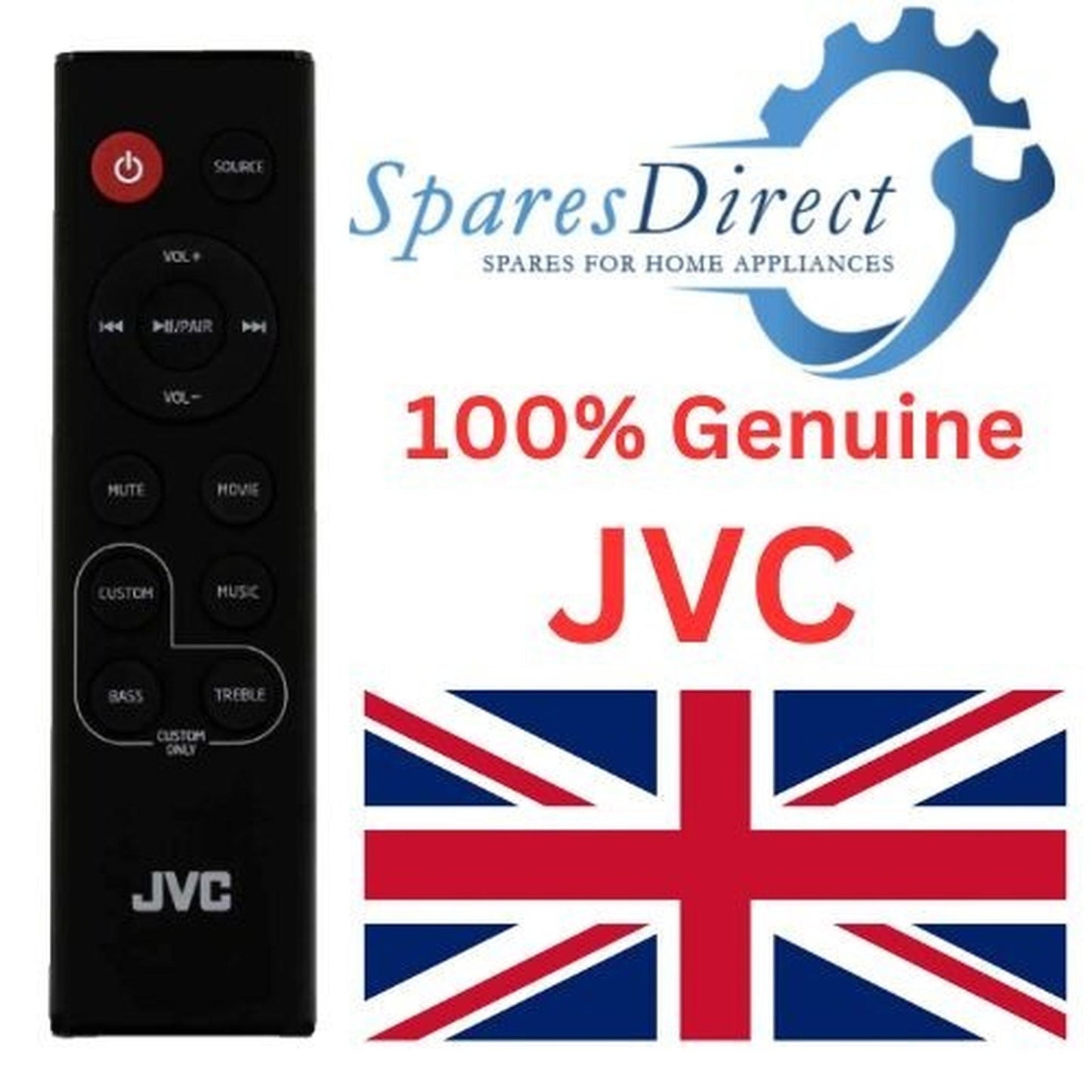 Genuine Remote Control for JVC TH-D337B TH-D258B TH-D357B Soundbar