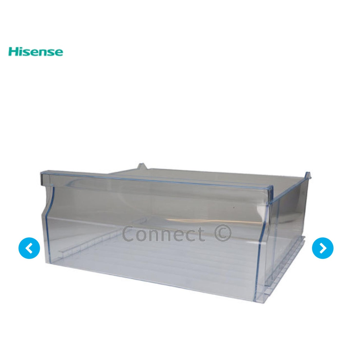 Genuine Freezer Upper Plastic Drawer Fits ( Hisense MC55264DF ONLY )