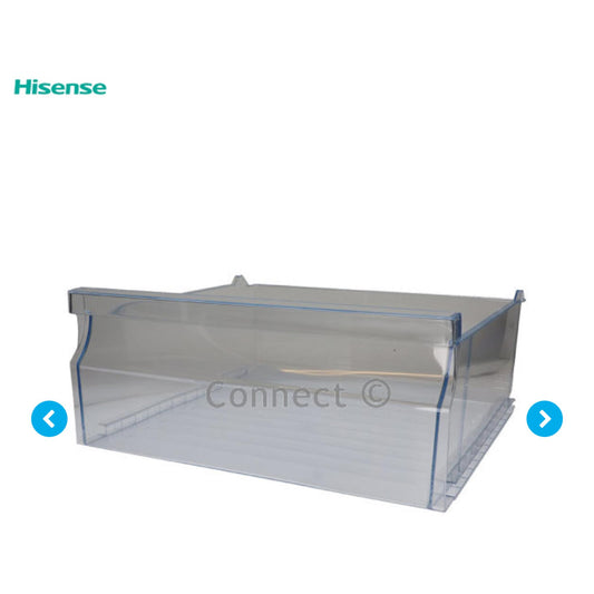Genuine Freezer Upper Plastic Drawer Fits ( Hisense MC55264DF ONLY )