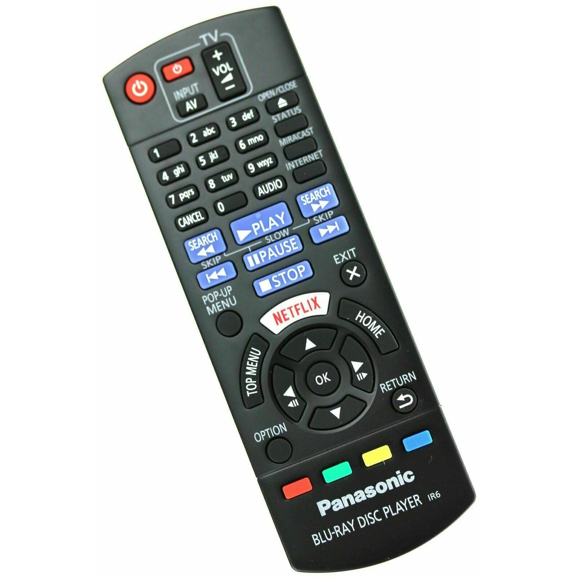 Genuine Remote Control For Panasonic DMP-BDT130EB 3D Blu Ray Player