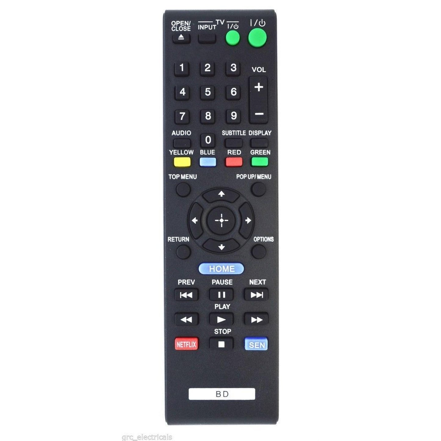 Replacement Remote Control for Sony Blu-ray Disc Player BDP-S6500