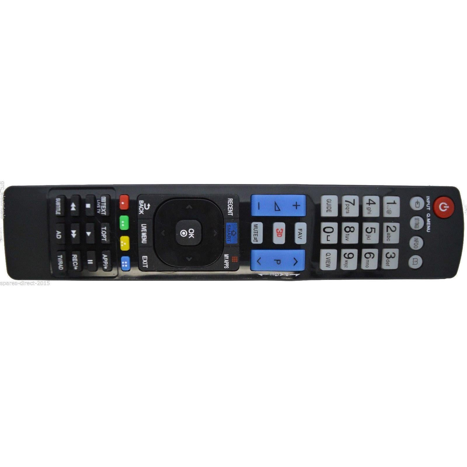 UK Universal Remote Control For LG Smart 3D LED LCD HDTV TV Direct Replacement
