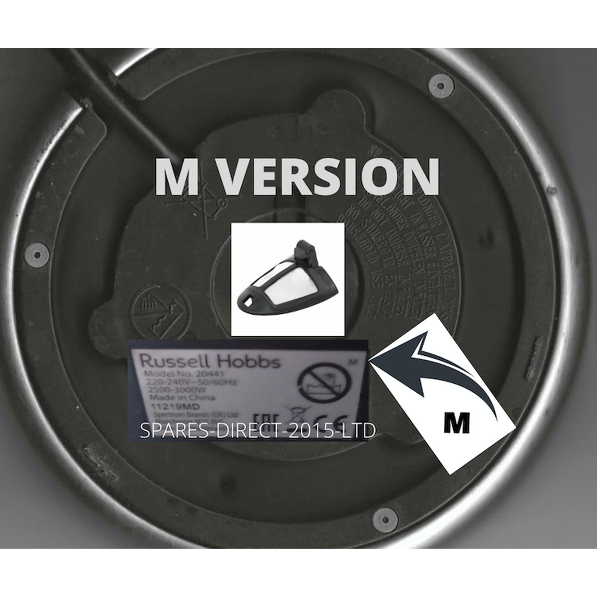 Spout Filter for RUSSELL HOBBS 20091, 20092, 20093 ( M ) Kettle Anti Scale Limescale Black Filter