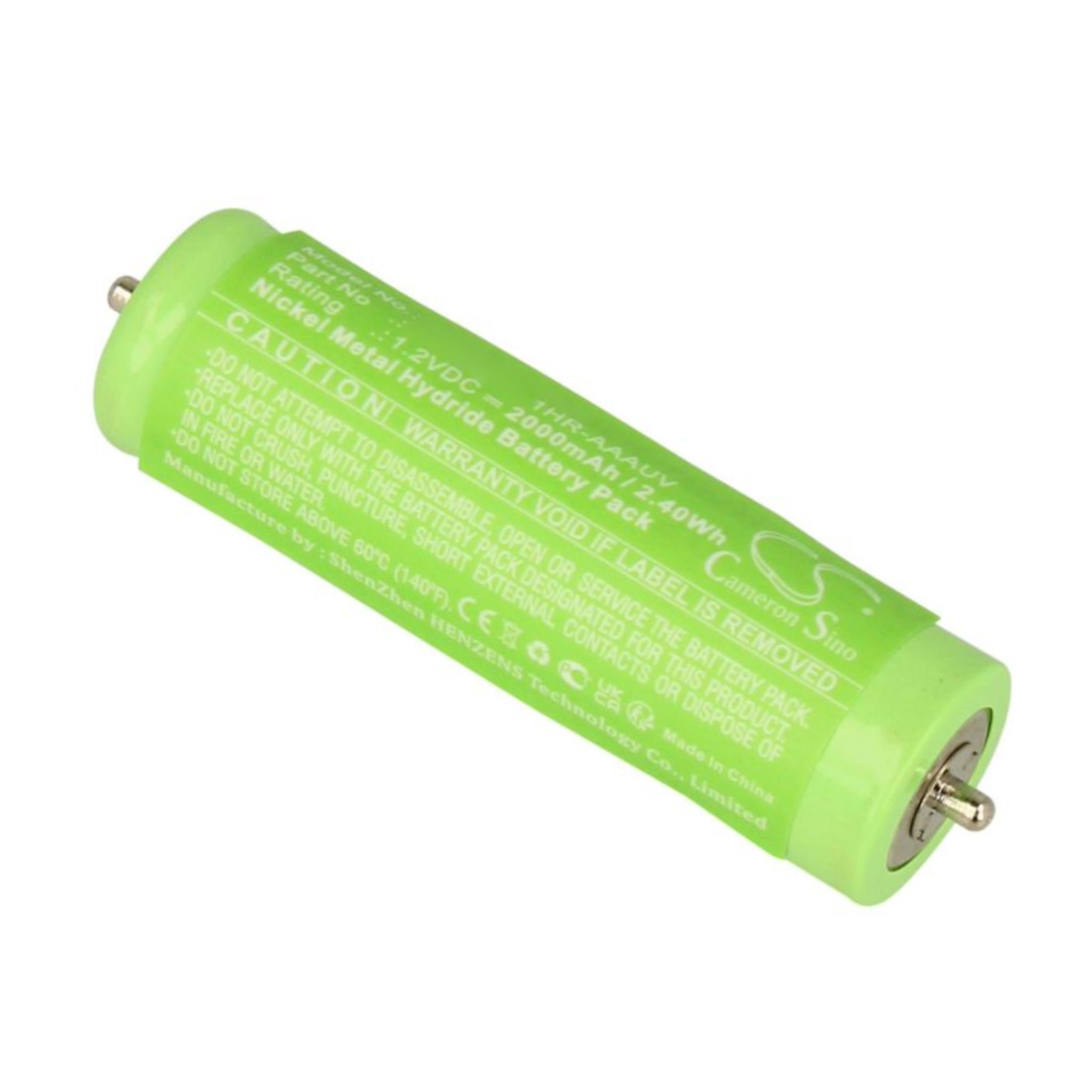 Battery for Braun MENS SHAVER Series 3, 3080S, 3090CC, 310S-3, 1.2V 2000mAh