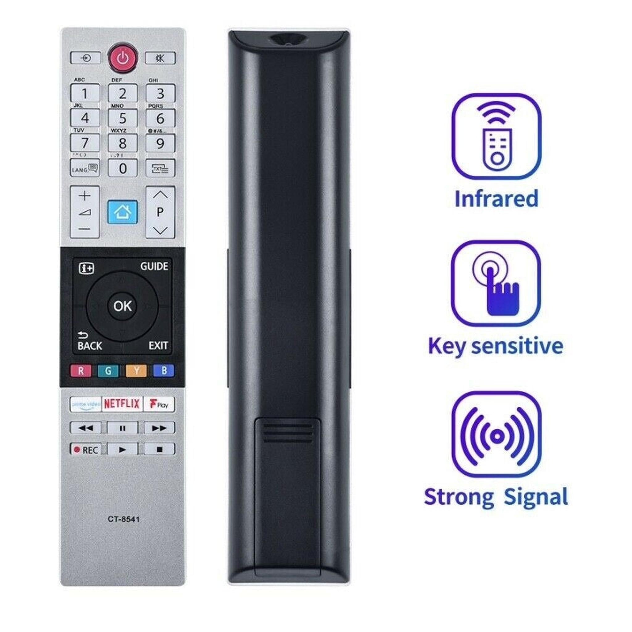 CT-8541 Remote Control For Toshiba Smart LED TV 24W2863DB