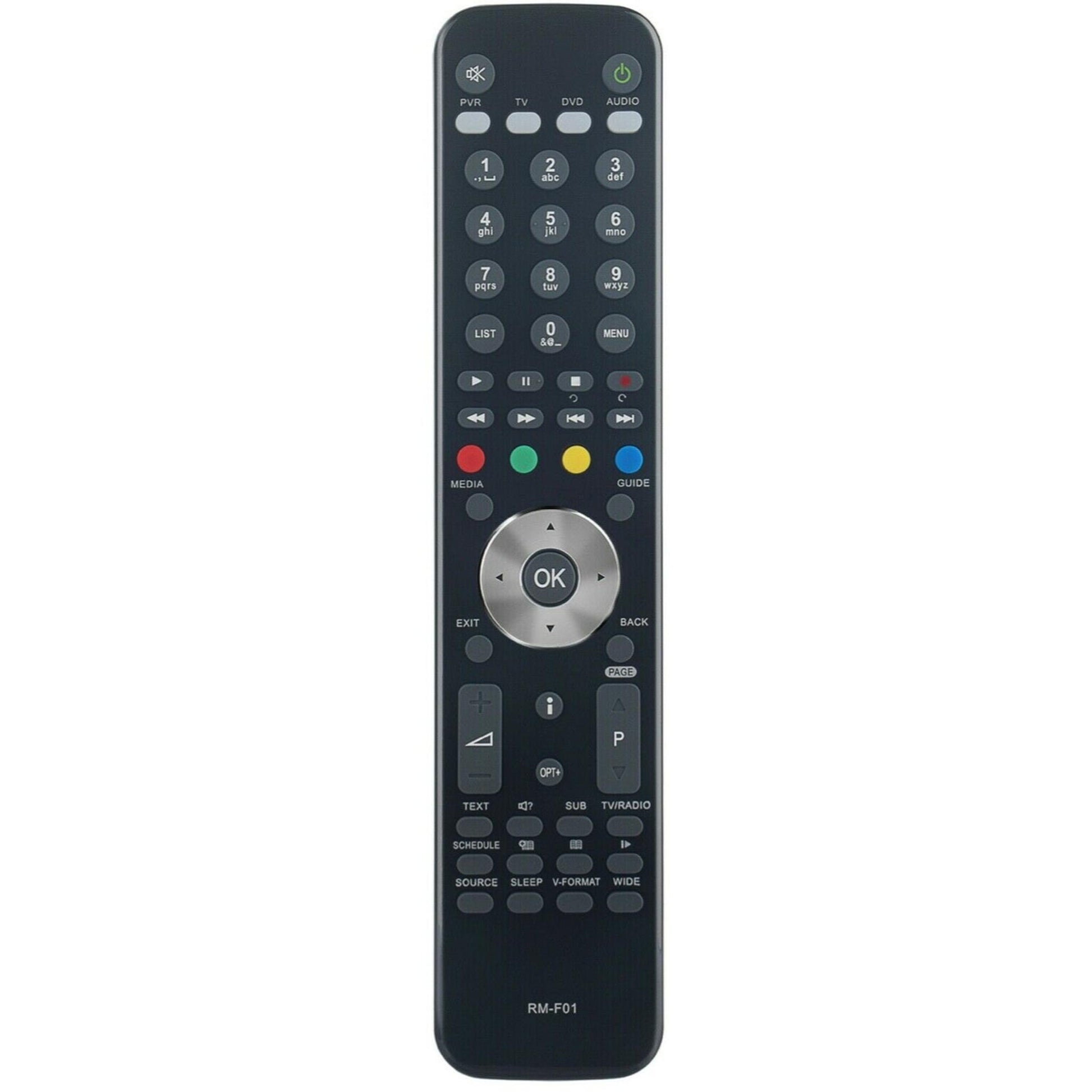 RM-F01 Quality Replacement Remote Control for Humax Foxsat-HDR 320GB 500GB 1TB
