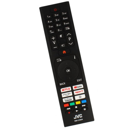 Remote Control For JVC RM-C3604 LT-32VAF3001 LT-55VU3100 Smart LCD LED HDTV TV