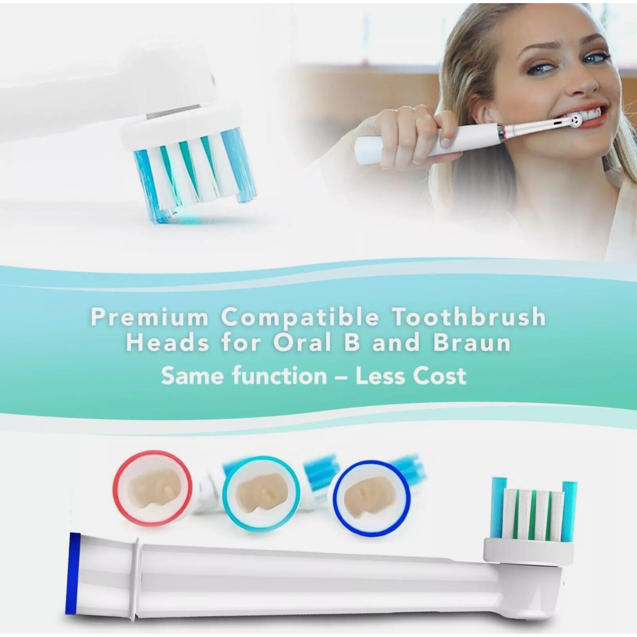 ORAL B Braun Toothbrush Heads Compatible Replacement Electric 4 8 12 16 20 PACK
