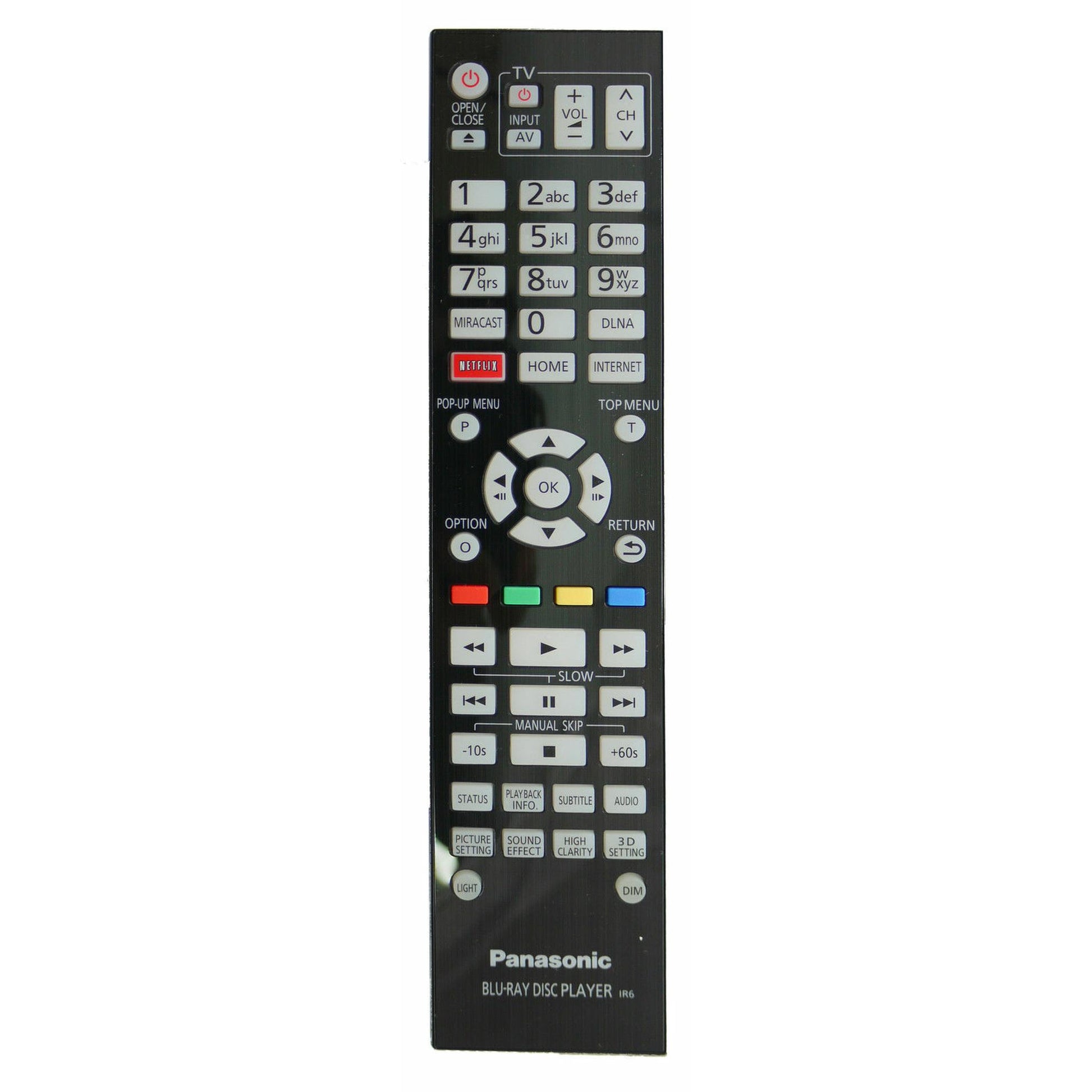 3D Blu Ray DVD Player Remote Control For Panasonic DMP-BDT700