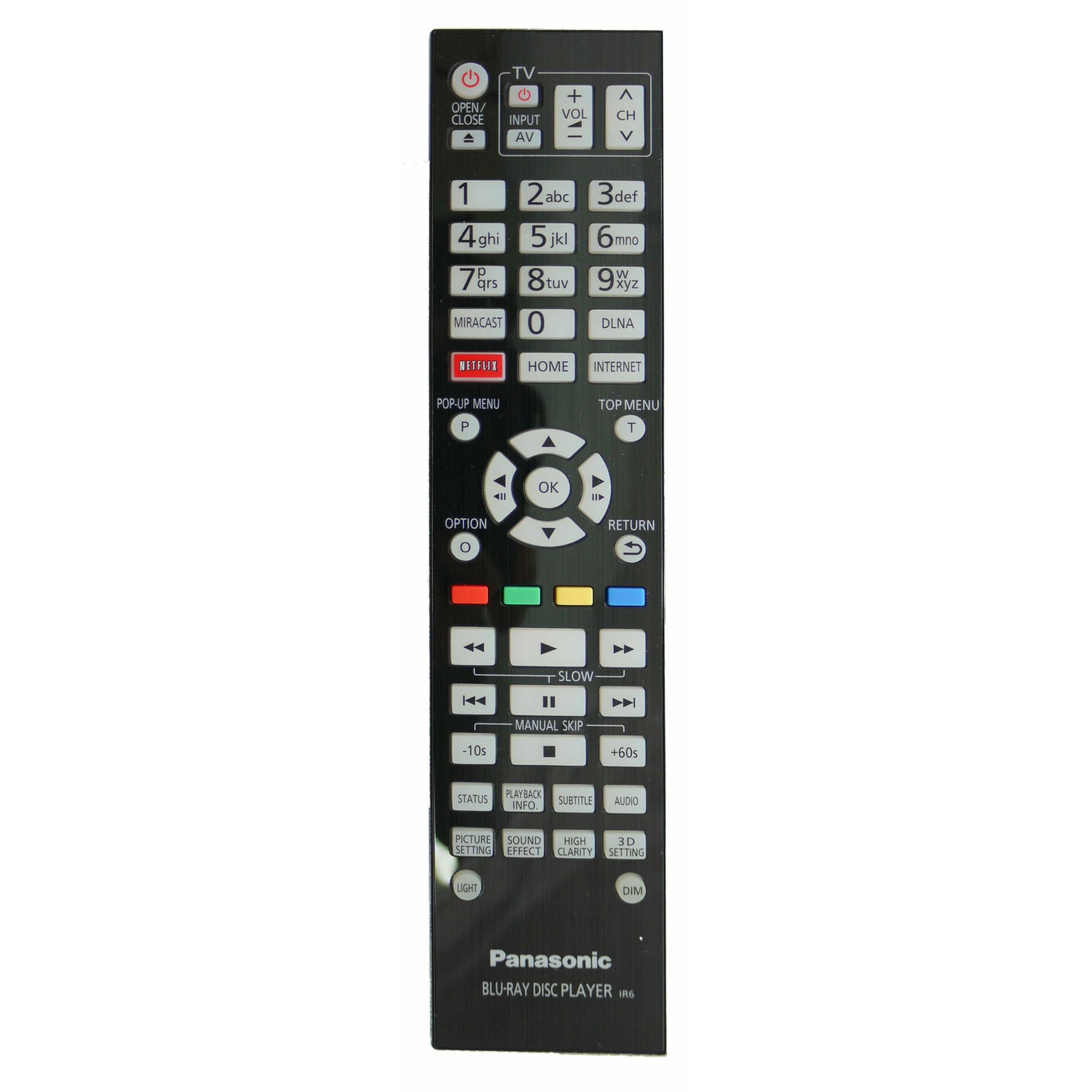 3D Blu Ray DVD Player Remote Control For Panasonic DMP-BDT700