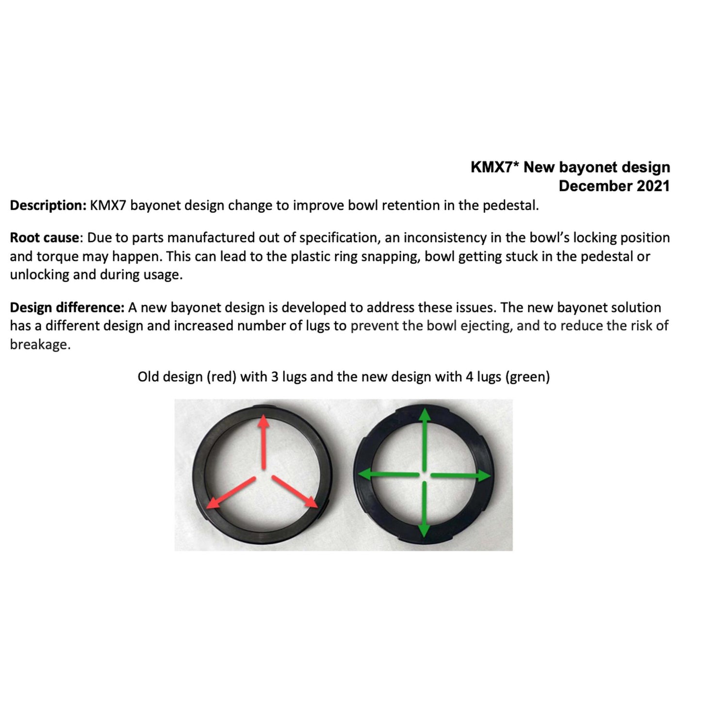 KMIX CONVERSION KIT TO 4 LUG For Kenwood KMX51 Both Parts