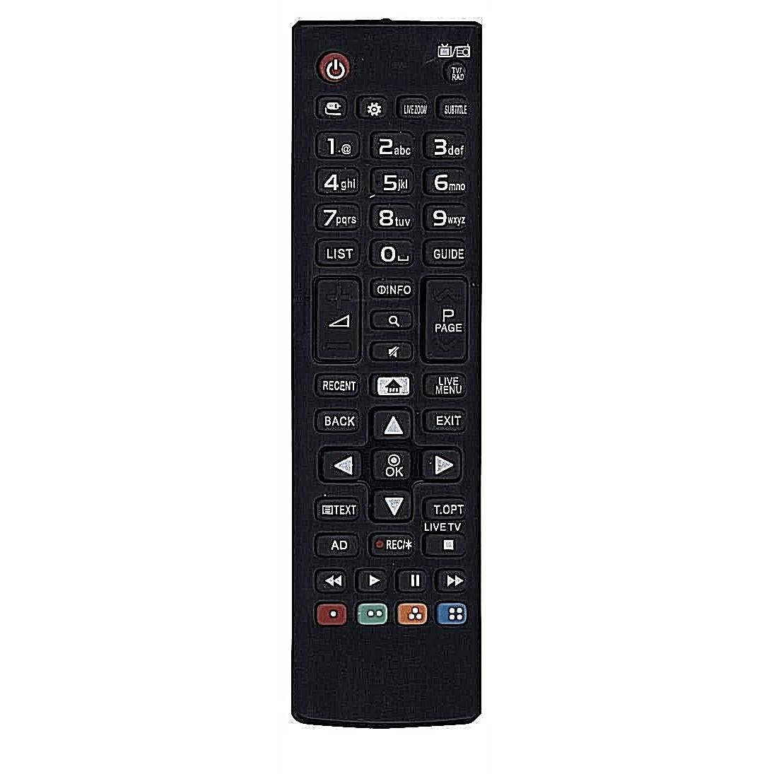 AFTERMARKET Remote Control for LG 65UH6159 Smart Television TV Black Replacement