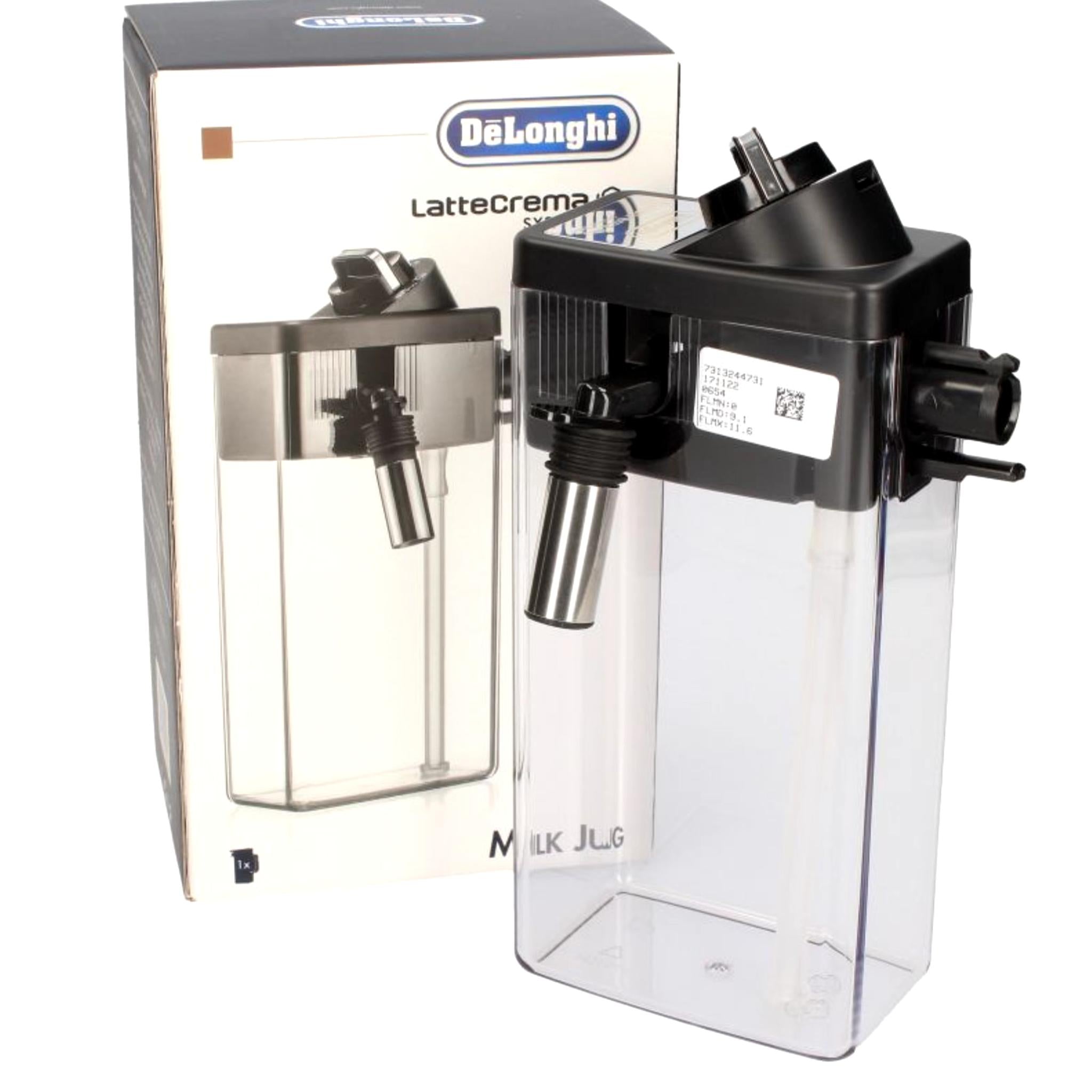 DE'LONGHI ELETTA PRIMADONNA MILK JUG Lattecrema System ECAM45 ECAM44 ECAM28