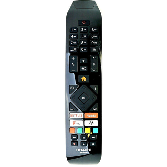 100% Genuine Hitachi RC43141 TV Remote Control Netflix, Youtube & Fplay Buttons