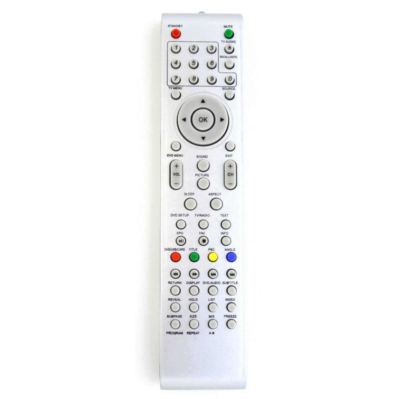 Replacement Remote Control fits Bush Models = idlcd3204hd / idlcd2604hd