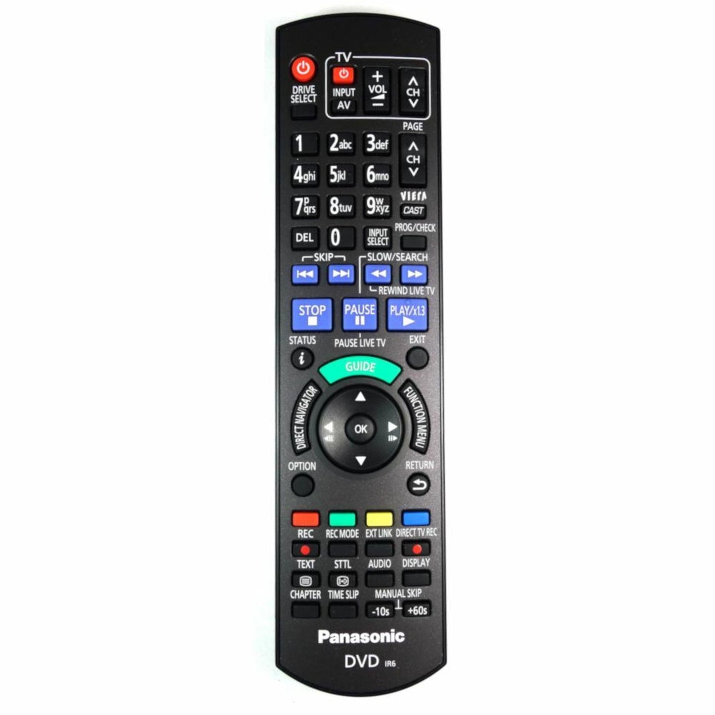 Genuine DVD RECORDER REMOTE CONTROL for Panasonic DMR-XW380 SEE PHOTO