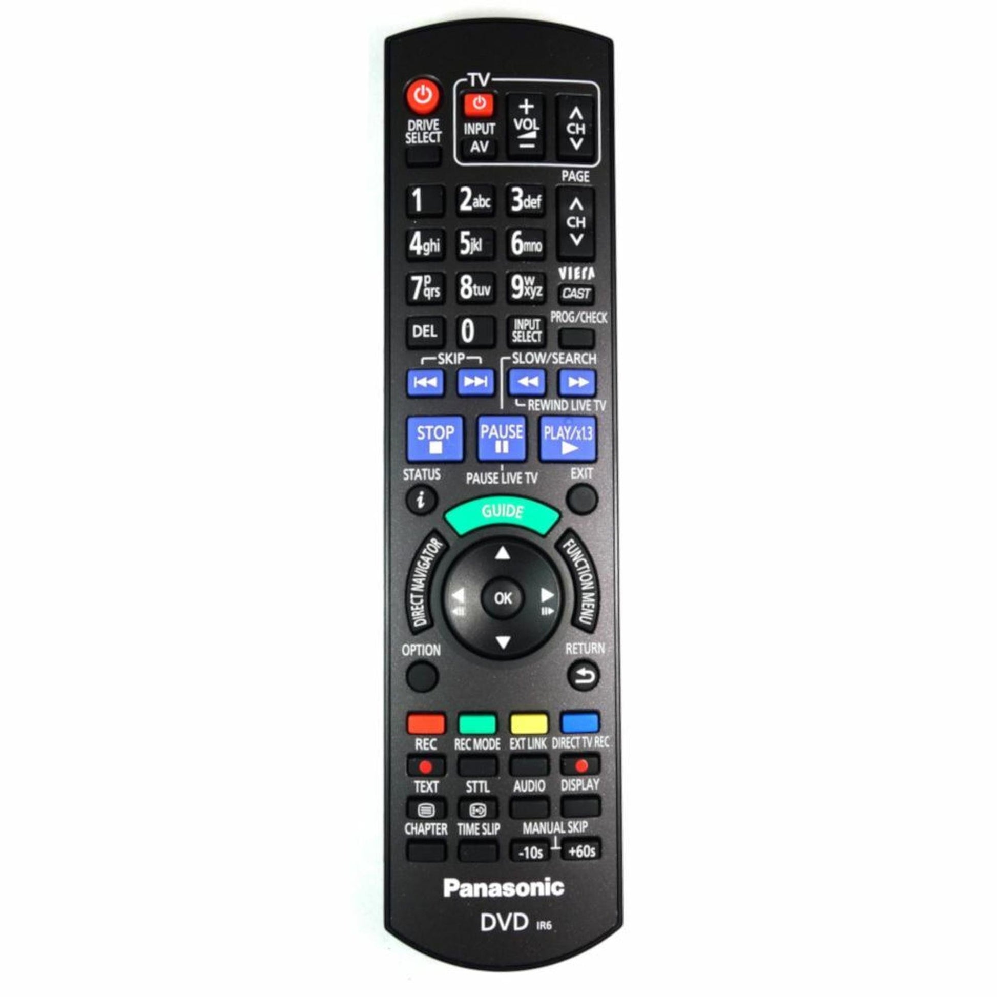 Genuine DVD RECORDER REMOTE CONTROL for Panasonic DMR-XW380 SEE PHOTO