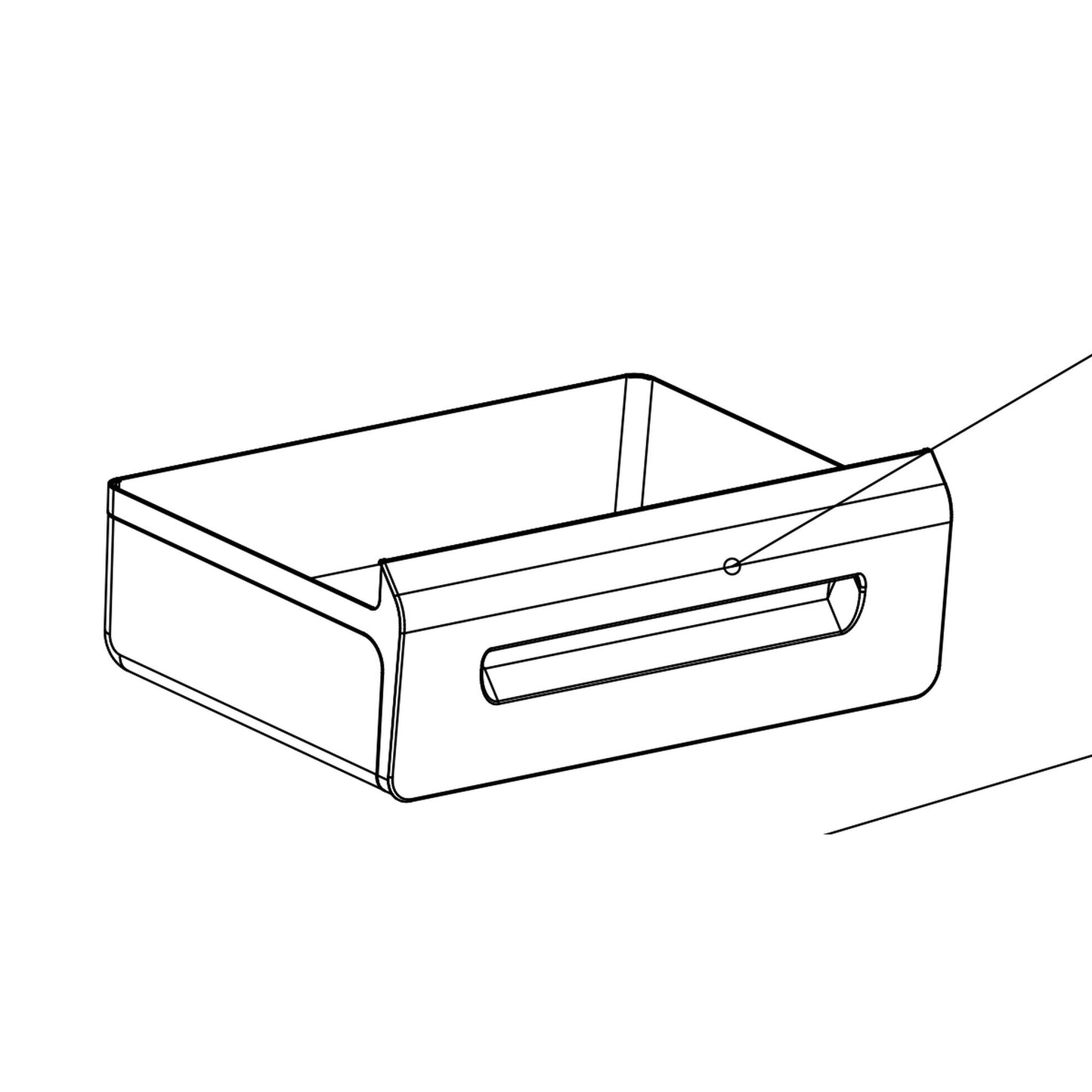 FRIDGE FRUIT / VEG Drawer For Hisense Fridgemaster RB320D4WB1