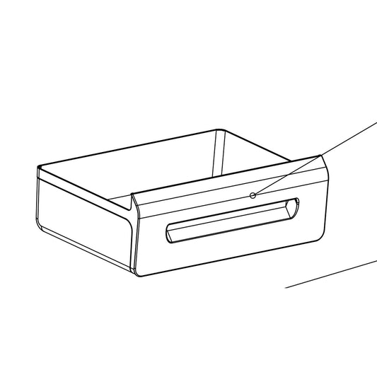 FRIDGE FRUIT / VEG Drawer For Hisense Fridgemaster RB320D4WB1