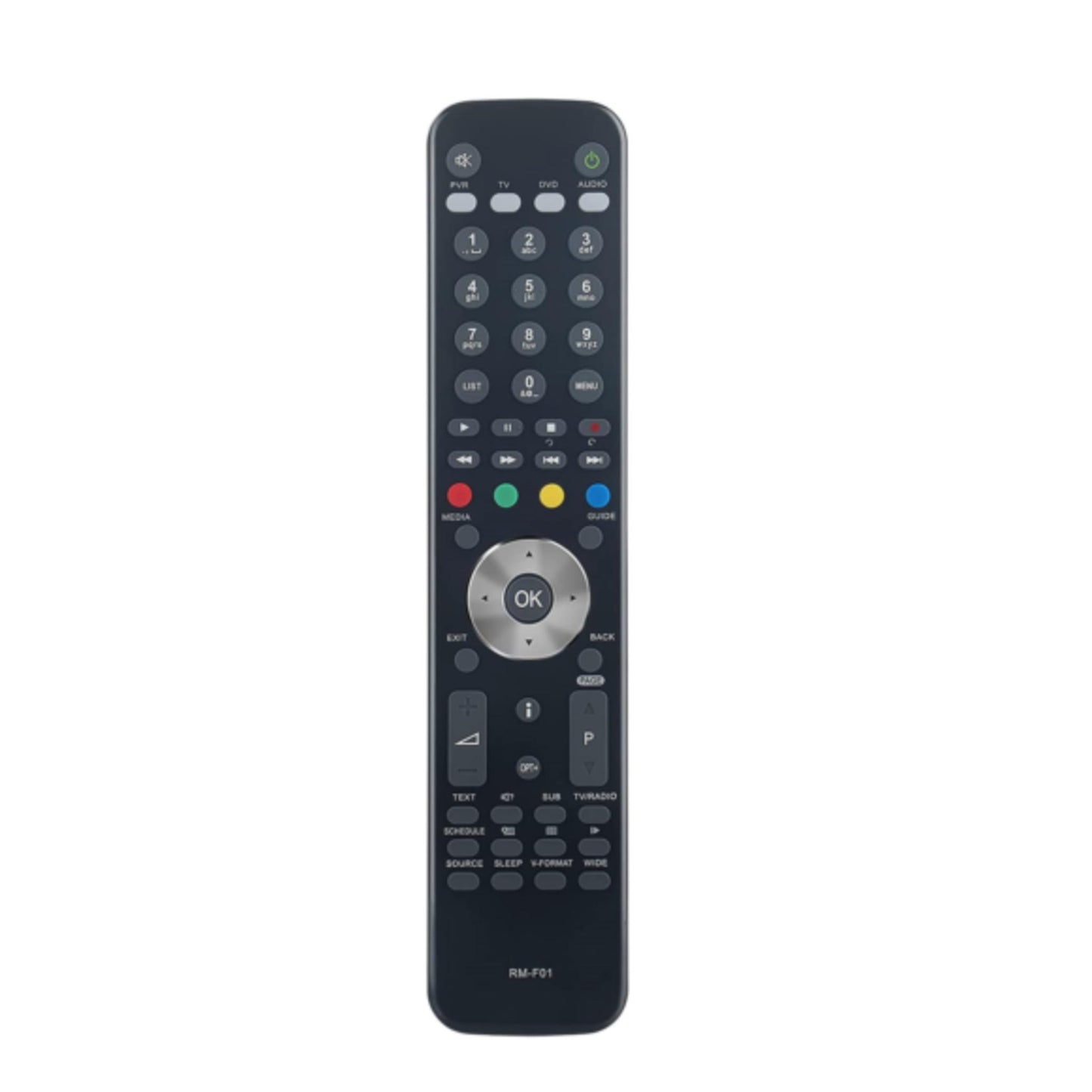 RM-F01 REMOTE CONTROL REPLACEMENT FOR HUMAX HDR FREESAT BOX HD-FOX T2 FOXSAT