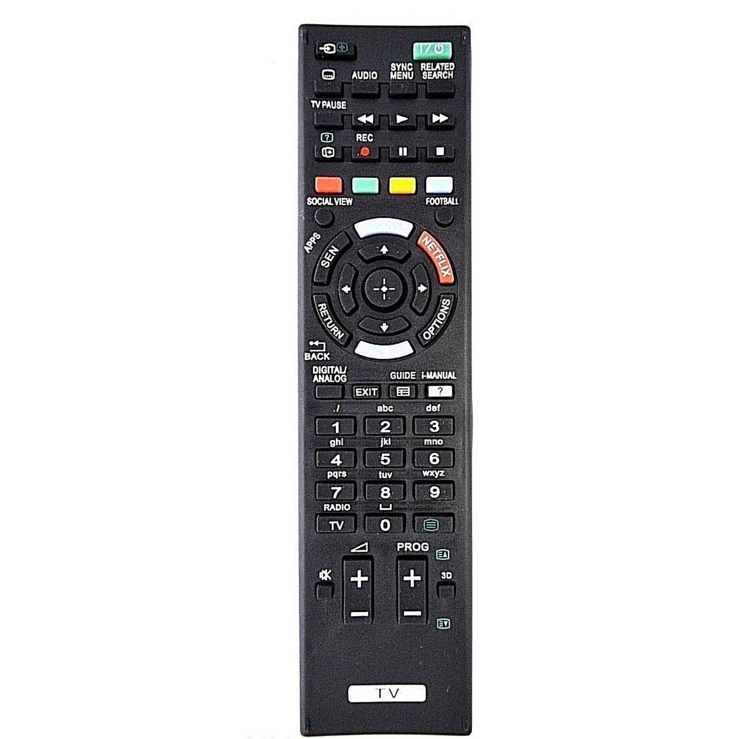 Aftermarket Replacement Remote Control FOR Sony TV KDL42W706B / KDL-42W706B